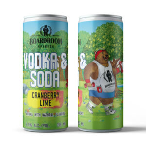 Vodka & Soda - Cranberry Lime